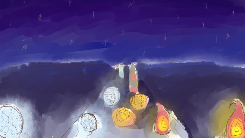 Early concept sketch